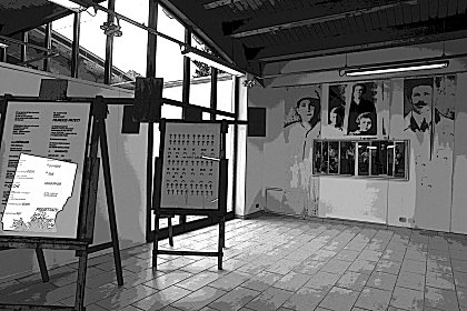 interno della mostra espositiva